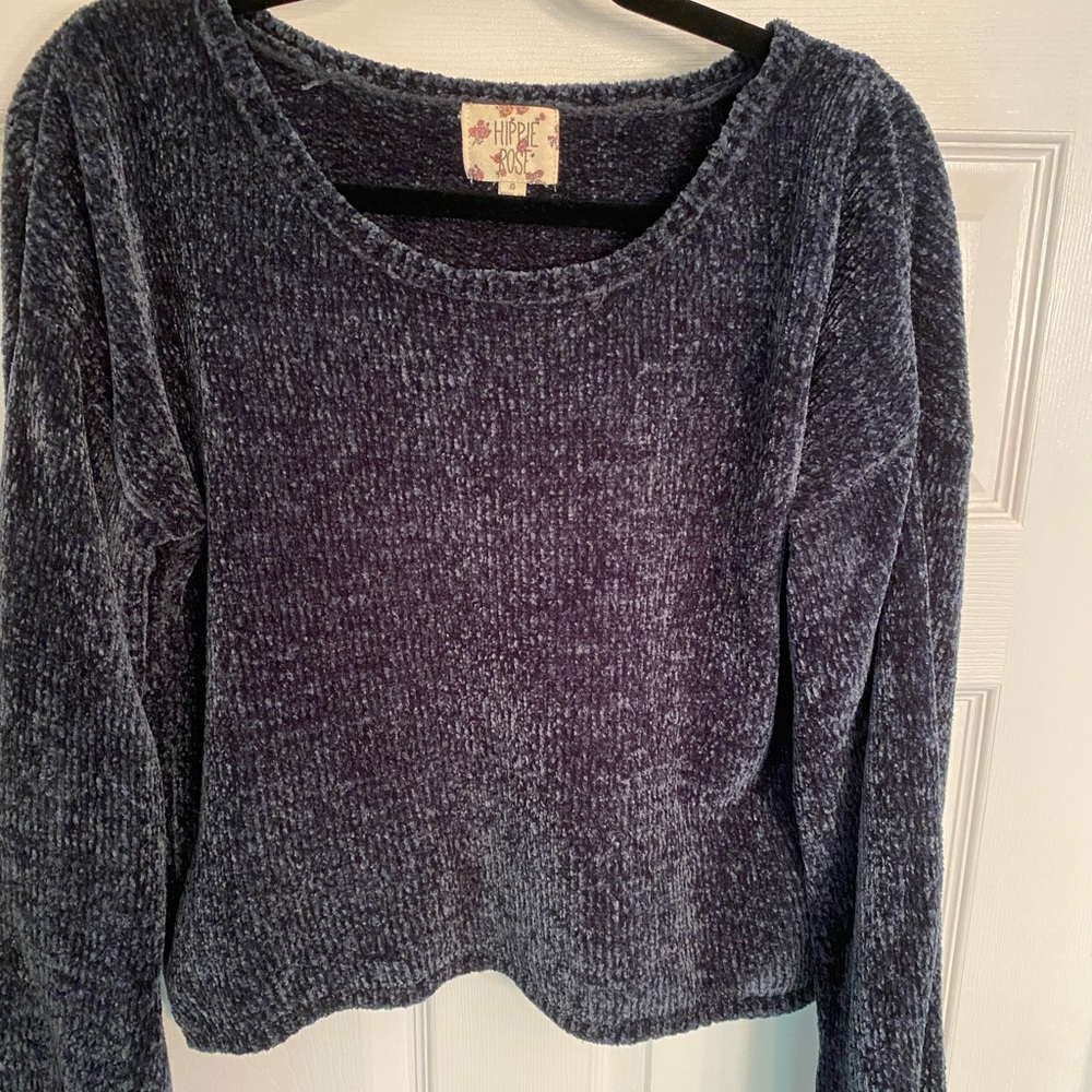 Forrest Green Crop Sweater